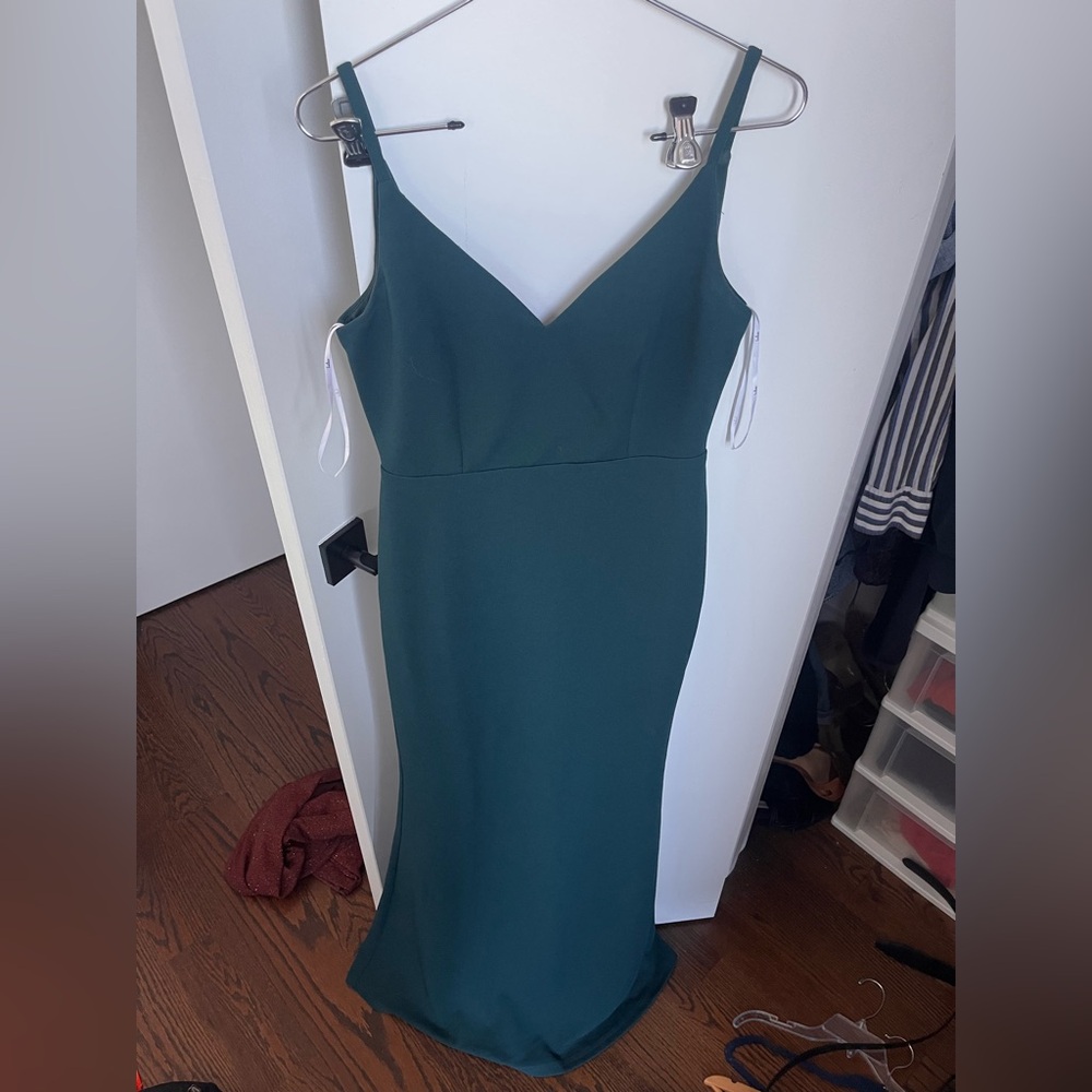 Lulu's Deep Green Dress